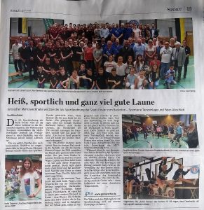 Mehr über den Artikel erfahren heiß, sportlich und ganz viel gute laune