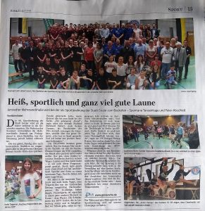 Read more about the article heiß, sportlich und ganz viel gute laune