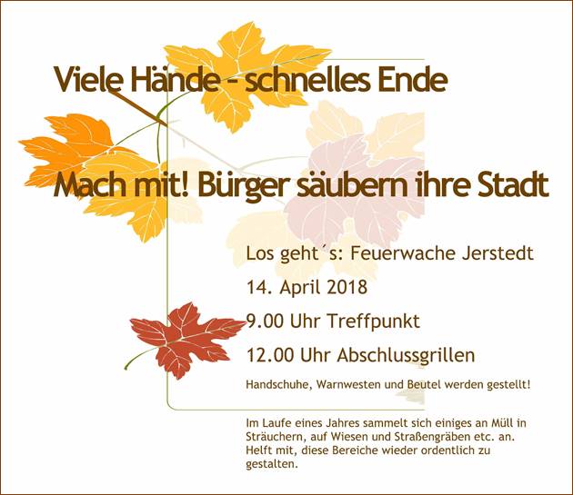 Du betrachtest gerade Bürger säubern ihre Stadt