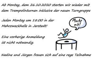 Mehr über den Artikel erfahren Trampolin und Neue Turngruppe