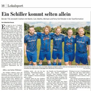 Read more about the article Ein Schiller kommt selten alleine