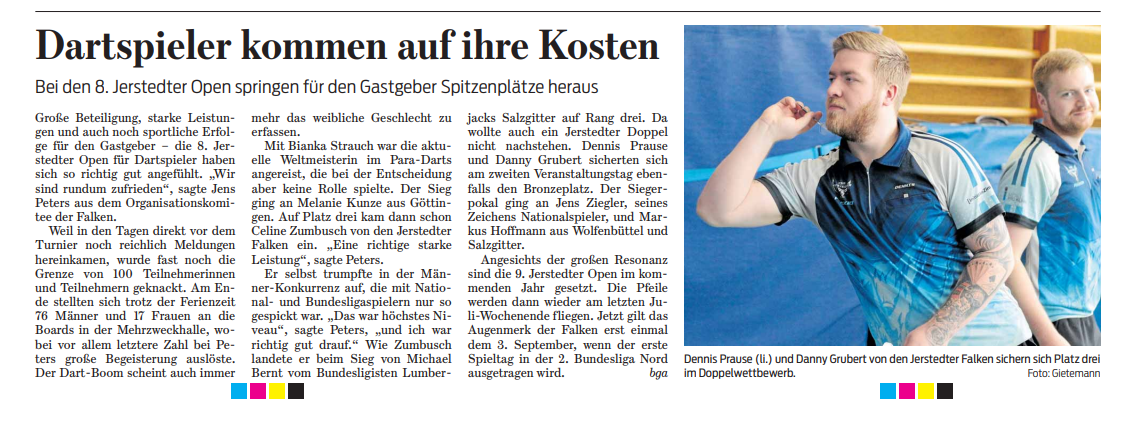 Mehr über den Artikel erfahren GZ Darts