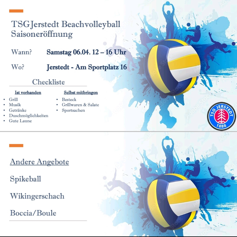 Mehr über den Artikel erfahren Beachvolleyball Saisoneröffnung