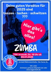 Mehr über den Artikel erfahren Zumba 2025 bei der TSG Jerstedt